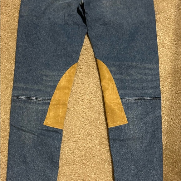 Ralph Lauren Sport Women Equestrian Riding Patch Jeans - Picture 2 of 12